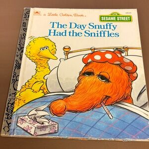 Sesame Street 'The Day Snuffy Had the Sniffles' Book